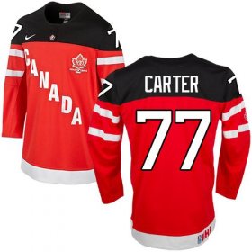 Wholesale Cheap Olympic CA. #77 Jeff Carter Red 100th Anniversary Stitched NHL Jersey