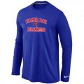Wholesale Cheap Nike Tampa Bay Buccaneers Heart & Soul Long Sleeve T-Shirt Blue