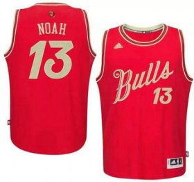Wholesale Cheap Men\'s Chicago Bulls #13 Joakim Noah Revolution 30 Swingman 2015 Christmas Day Red Jersey