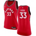 Wholesale Cheap Raptors #33 Marc Gasol Red Women's Basketball Swingman Icon Edition Jersey