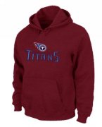 Wholesale Cheap Tennessee Titans Authentic Logo Pullover Hoodie Red