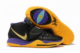 Wholesale Cheap Nike Kyrie 6 Men Shoes Black Purple Gold