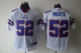 Wholesale Cheap Bills #52 Arthur Moats White 2011 New Style Stitched NFL Jersey