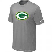 Wholesale Cheap Green Bay Packers Sideline Legend Authentic Logo Dri-FIT Nike NFL T-Shirt Light Grey