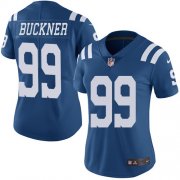 Wholesale Cheap Nike Colts #99 DeForest Buckner Royal Blue Women's Stitched NFL Limited Rush Jersey