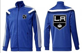 Wholesale Cheap NHL Los Angeles Kings Zip Jackets Blue-2