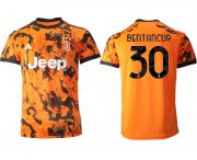 Wholesale Cheap Men 2020-2021 club Juventus Second away aaa version 30 orange Soccer Jerseys