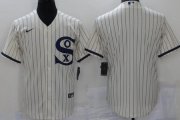 Wholesale Cheap Men's Chicago White Sox Blank Cream 2021 Field of Dreams Cool Base Jersey