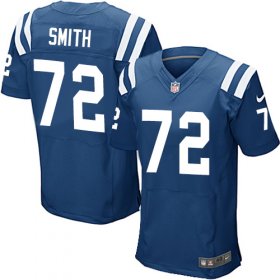 Wholesale Cheap Nike Colts #72 Braden Smith Royal Blue Team Color Men\'s Stitched NFL Elite Jersey