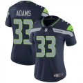 Wholesale Cheap Nike Seahawks #33 Jamal Adams Steel Blue Team Color Women's Stitched NFL Vapor Untouchable Limited Jersey