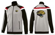 Wholesale Cheap NFL Jacksonville Jaguars Team Logo Jacket Grey
