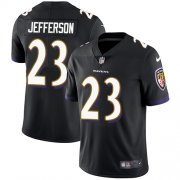 Wholesale Cheap Nike Ravens #23 Tony Jefferson Black Alternate Men's Stitched NFL Vapor Untouchable Limited Jersey