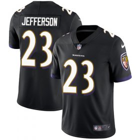 Wholesale Cheap Nike Ravens #23 Tony Jefferson Black Alternate Men\'s Stitched NFL Vapor Untouchable Limited Jersey