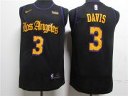 Wholesale Cheap Los Angeles Lakers #3 Anthony Davis Black 2020 Latin Nights NBA Swingman Jersey