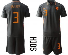 Wholesale Cheap 2021 European Cup Netherlands away Youth 3 soccer jerseys