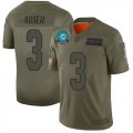 Wholesale Cheap Nike Dolphins #3 Josh Rosen Camo Men's Stitched NFL Limited 2019 Salute To Service Jersey