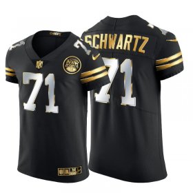 Wholesale Cheap Kansas City Chiefs #71 Mitchell Schwartz Men\'s Nike Black Edition Vapor Untouchable Elite NFL Jersey
