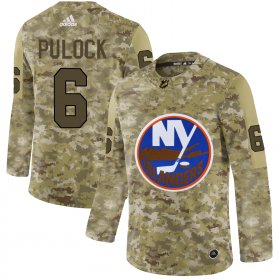 Wholesale Cheap Adidas Islanders #6 Ryan Pulock Camo Authentic Stitched NHL Jersey