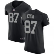Wholesale Cheap Nike Raiders #87 Jared Cook Black Team Color Men's Stitched NFL Vapor Untouchable Elite Jersey