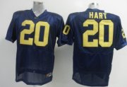 Wholesale Cheap Michigan Wolverines #20 Mike Hart Navy Blue Jersey