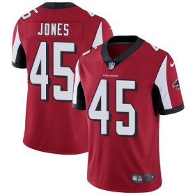Wholesale Cheap Nike Falcons #45 Deion Jones Red Team Color Men\'s Stitched NFL Vapor Untouchable Limited Jersey