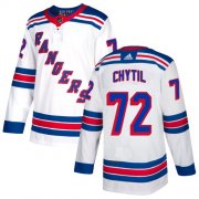 Wholesale Cheap Men's New York Rangers #72 Filip Chytil White Stitched Adidas Jersey