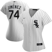 Wholesale Cheap Chicago White Sox #74 Eloy Jimenez Nike Women's Home 2020 MLB Player Jersey White