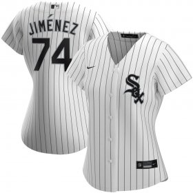 Wholesale Cheap Chicago White Sox #74 Eloy Jimenez Nike Women\'s Home 2020 MLB Player Jersey White
