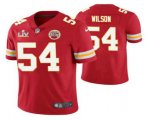 Wholesale Cheap Men's Kansas City Chiefs #54 Damien Wilson Red 2021 Super Bowl LV Limited Stitched NFL Jersey