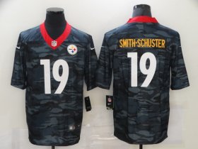 Wholesale Cheap Men\'s Pittsburgh Steelers #19 JuJu Smith-Schuster 2020 Camo Limited Stitched Nike NFL Jersey