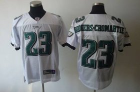 Wholesale Cheap Eagles #23 Rodgers-Cromartie White Stitched NFL Jersey