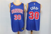 Wholesale Cheap Men's Golden State Warriors #30 Stephen Curry Blue 2022 Nike City Edition Stitched Swingman Jersey