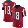 Wholesale Cheap Nike Falcons #18 Calvin Ridley Red Team Color Men's Stitched NFL Vapor Untouchable Limited Jersey