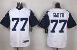 Wholesale Cheap Nike Cowboys #77 Tyron Smith White Men's Stitched NFL Elite Rush Jersey