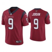 Wholesale Cheap Men's Red Houston Texans #9 Brevin Jordan Vapor Untouchable Limited Stitched Jersey