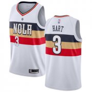 Wholesale Cheap Pelicans #3 Josh Hart White Basketball Swingman Earned Edition Jersey