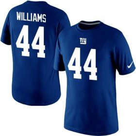 Wholesale Cheap Nike New York Giants #44 Andre Williams Pride Name & Number NFL T-Shirt Blue