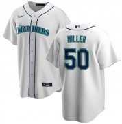 Cheap Men's Seattle Mariners #50 Edgar Martinez White Cool Base Stitched jersey