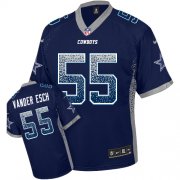 Wholesale Cheap Nike Cowboys #55 Leighton Vander Esch Navy Blue Team Color Men's Stitched NFL Elite Drift Fashion Jersey