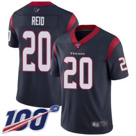 Wholesale Cheap Nike Texans #20 Justin Reid Navy Blue Team Color Men\'s Stitched NFL 100th Season Vapor Limited Jersey