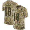 Wholesale Cheap Nike Bears #18 Taylor Gabriel Camo Men's Stitched NFL Limited 2018 Salute To Service Jersey