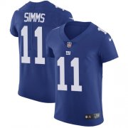 Wholesale Cheap Nike Giants #11 Phil Simms Royal Blue Team Color Men's Stitched NFL Vapor Untouchable Elite Jersey