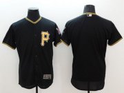 Wholesale Cheap Pirates Blank Black Flexbase Authentic Collection Stitched MLB Jersey