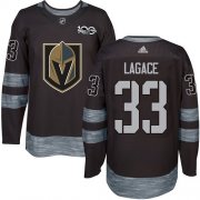 Wholesale Cheap Adidas Golden Knights #33 Maxime Lagace Black 1917-2017 100th Anniversary Stitched NHL Jersey