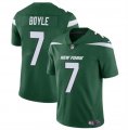 Cheap Men's New York Jets #7 Tim Boyle Green Vapor Untouchable Limited Stitched Jersey