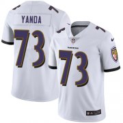 Wholesale Cheap Nike Ravens #73 Marshal Yanda White Youth Stitched NFL Vapor Untouchable Limited Jersey