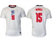Wholesale Cheap Men 2020-2021 European Cup England home aaa version white 15 Nike Soccer Jersey