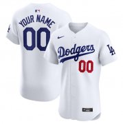 Cheap Men's Los Angeles Dodgers Active Player Custom White Home Elite Stitched Jersey