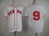 Wholesale Cheap Red Sox #9 Ted Williams White 1936 Turn Back The Clock Stitched MLB Jersey