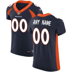 Wholesale Cheap Nike Denver Broncos Customized Navy Blue Alternate Stitched Vapor Untouchable Elite Men\'s NFL Jersey